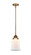 Nouveau 2 LED Mini Pendant in Brushed Brass (405|288-1S-BB-G181-LED)