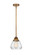 Nouveau 2 One Light Mini Pendant in Brushed Brass (405|288-1S-BB-G172)
