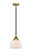 Nouveau 2 One Light Mini Pendant in Black Antique Brass (405|288-1S-BAB-G71)