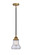 Nouveau 2 LED Mini Pendant in Black Antique Brass (405|288-1S-BAB-G192-LED)
