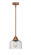 Nouveau 2 LED Mini Pendant in Antique Copper (405|288-1S-AC-G74-LED)