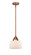 Nouveau 2 LED Mini Pendant in Antique Copper (405|288-1S-AC-G71-LED)