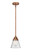 Nouveau 2 LED Mini Pendant in Antique Copper (405|288-1S-AC-G64-LED)