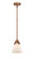Nouveau 2 LED Mini Pendant in Antique Copper (405|288-1S-AC-G61-LED)