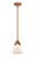 Nouveau 2 One Light Mini Pendant in Antique Copper (405|288-1S-AC-G61)