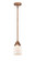 Nouveau 2 LED Mini Pendant in Antique Copper (405|288-1S-AC-G51-LED)