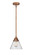 Nouveau 2 One Light Mini Pendant in Antique Copper (405|288-1S-AC-G44)