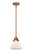 Nouveau 2 LED Mini Pendant in Antique Copper (405|288-1S-AC-G41-LED)