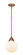 Nouveau 2 LED Mini Pendant in Antique Copper (405|288-1S-AC-G201-8-LED)