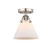 Nouveau 2 LED Semi-Flush Mount in Brushed Satin Nickel (405|288-1C-SN-G41-LED)