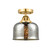 Nouveau 2 LED Semi-Flush Mount in Satin Gold (405|288-1C-SG-G78-LED)