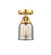 Nouveau 2 One Light Semi-Flush Mount in Satin Gold (405|288-1C-SG-G58)