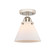 Nouveau 2 One Light Semi-Flush Mount in Polished Nickel (405|288-1C-PN-G41)
