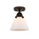 Nouveau 2 LED Semi-Flush Mount in Oil Rubbed Bronze (405|288-1C-OB-G41-LED)