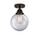 Nouveau 2 One Light Semi-Flush Mount in Oil Rubbed Bronze (405|288-1C-OB-G202-8)