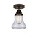 Nouveau 2 LED Semi-Flush Mount in Oil Rubbed Bronze (405|288-1C-OB-G192-LED)