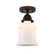 Nouveau 2 LED Semi-Flush Mount in Oil Rubbed Bronze (405|288-1C-OB-G181-LED)