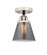 Nouveau 2 One Light Semi-Flush Mount in Black Polished Nickel (405|288-1C-BPN-G63)