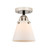 Nouveau 2 One Light Semi-Flush Mount in Black Polished Nickel (405|288-1C-BPN-G61)