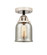 Nouveau 2 One Light Semi-Flush Mount in Black Polished Nickel (405|288-1C-BPN-G58)