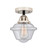 Nouveau 2 LED Semi-Flush Mount in Black Polished Nickel (405|288-1C-BPN-G534-LED)