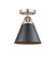 Nouveau 2 LED Semi-Flush Mount in Matte Black (405|288-1C-BK-M13-BK-LED)