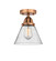 Nouveau 2 LED Semi-Flush Mount in Antique Copper (405|288-1C-AC-G44-LED)