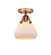 Nouveau 2 LED Semi-Flush Mount in Antique Copper (405|288-1C-AC-G171-LED)