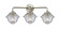 Nouveau LED Bath Vanity in Brushed Satin Nickel (405|284-3W-SN-G534-LED)