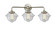 Nouveau LED Bath Vanity in Brushed Satin Nickel (405|284-3W-SN-G532-LED)
