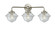 Nouveau Three Light Bath Vanity in Brushed Satin Nickel (405|284-3W-SN-G532)