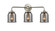 Nouveau Three Light Bath Vanity in Brushed Satin Nickel (405|284-3W-SN-G53)