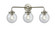 Nouveau LED Bath Vanity in Brushed Satin Nickel (405|284-3W-SN-G202-6-LED)