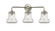 Nouveau LED Bath Vanity in Brushed Satin Nickel (405|284-3W-SN-G192-LED)