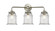 Nouveau LED Bath Vanity in Brushed Satin Nickel (405|284-3W-SN-G184-LED)
