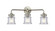 Nouveau LED Bath Vanity in Brushed Satin Nickel (405|284-3W-SN-G182S-LED)