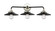 Nouveau LED Bath Vanity in Black Polished Nickel (405|284-3W-BPN-M6-BK-LED)