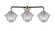 Nouveau Three Light Bath Vanity in Black Polished Nickel (405|284-3W-BPN-G534)