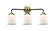 Nouveau Three Light Bath Vanity in Black Antique Brass (405|284-3W-BAB-G181S)