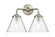 Nouveau Two Light Bath Vanity in Brushed Satin Nickel (405|284-2W-SN-G44)