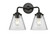 Nouveau LED Bath Vanity in Oil Rubbed Bronze (405|284-2W-OB-G62-LED)