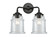 Nouveau Two Light Bath Vanity in Oil Rubbed Bronze (405|284-2W-OB-G182)