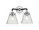 Nouveau LED Bath Vanity in Black Polished Nickel (405|284-2W-BPN-G64-LED)