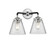 Nouveau Two Light Bath Vanity in Black Polished Nickel (405|284-2W-BPN-G62)