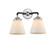 Nouveau Two Light Bath Vanity in Black Polished Nickel (405|284-2W-BPN-G61)