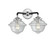 Nouveau Two Light Bath Vanity in Black Polished Nickel (405|284-2W-BPN-G532)