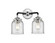 Nouveau LED Bath Vanity in Black Polished Nickel (405|284-2W-BPN-G52-LED)