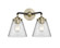 Nouveau LED Bath Vanity in Black Antique Brass (405|284-2W-BAB-G62-LED)