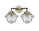 Nouveau LED Bath Vanity in Black Antique Brass (405|284-2W-BAB-G534-LED)