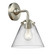 Nouveau LED Wall Sconce in Brushed Satin Nickel (405|284-1W-SN-G42-LED)